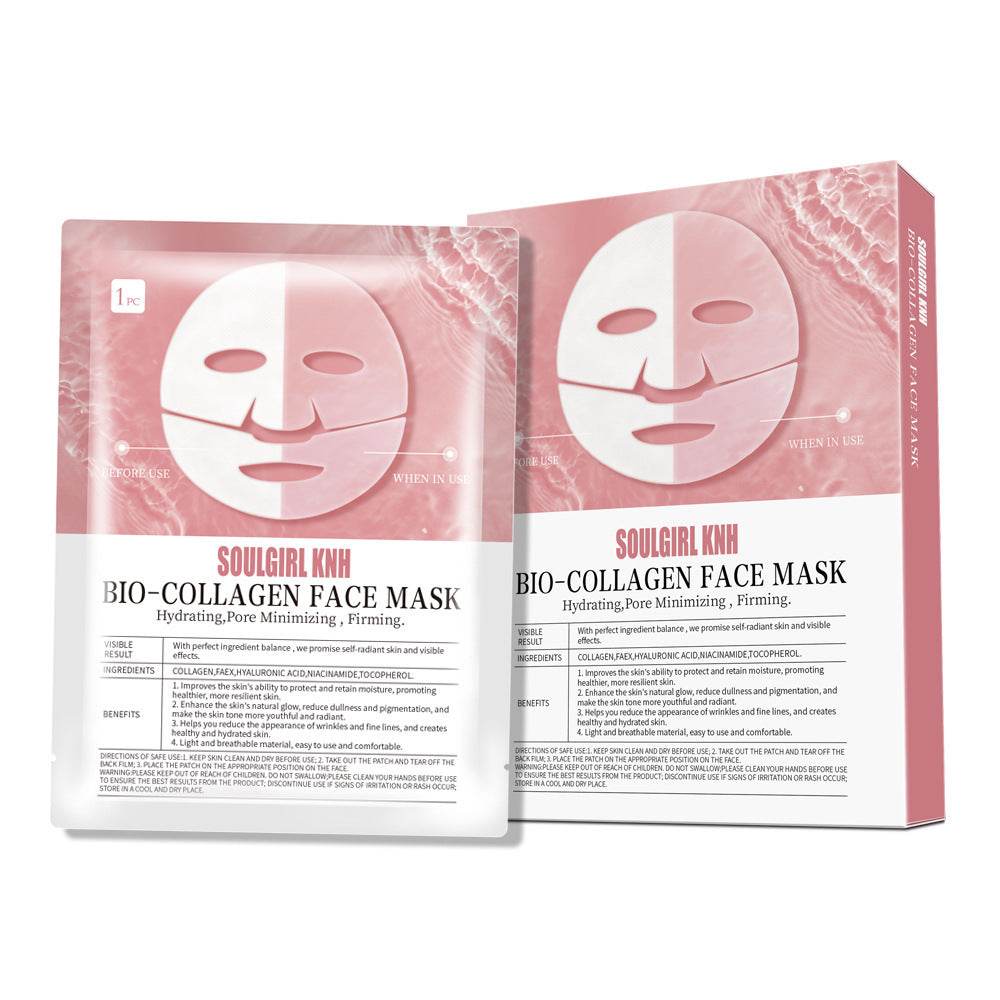 White To Transparent Collagen Split Mask Soluble Ice Mask - terrifictrend