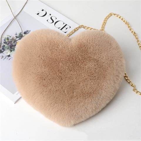 Love Bags For Women Plush Chain Shoulder Bags Valentine's Day Party Bag - terrifictrend