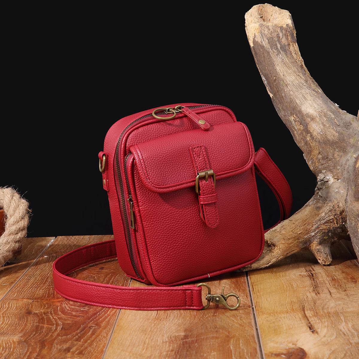 Unisex Vintage Large Capacity Messenger Bag Storage Bag With 10 Card Inserts Casual Backpack Women's Bag Retro Backpack Large Capacity Travel - terrifictrend