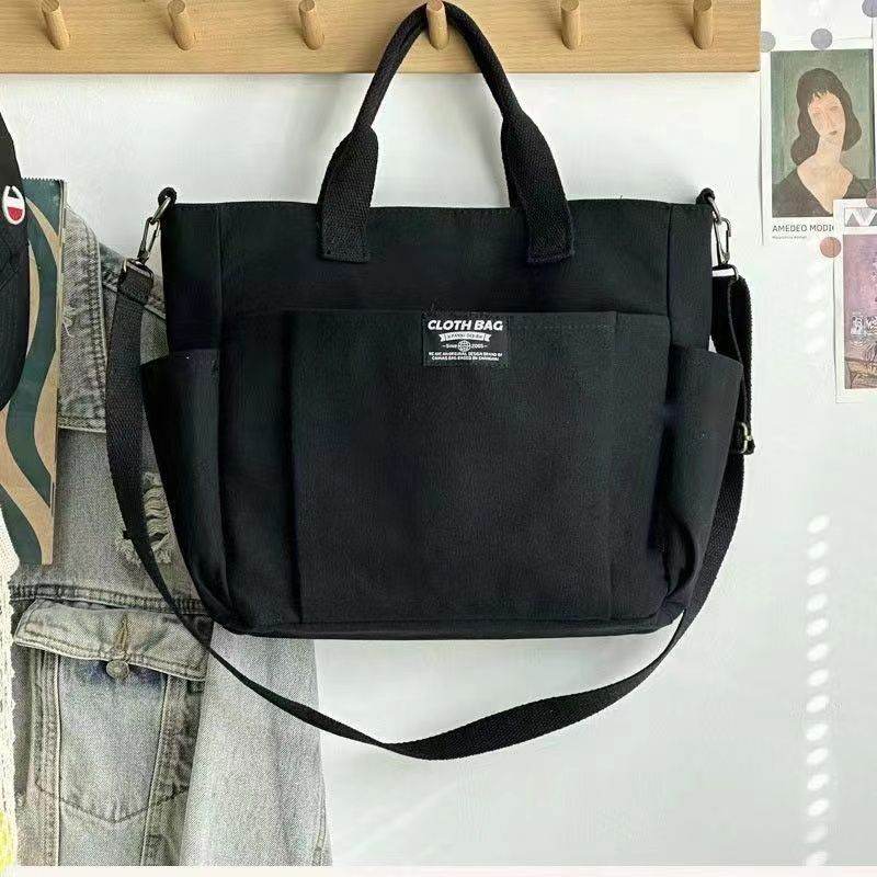 Large Capacity Shoulder Canvas Bag, Commuting Hand Bag - terrifictrend