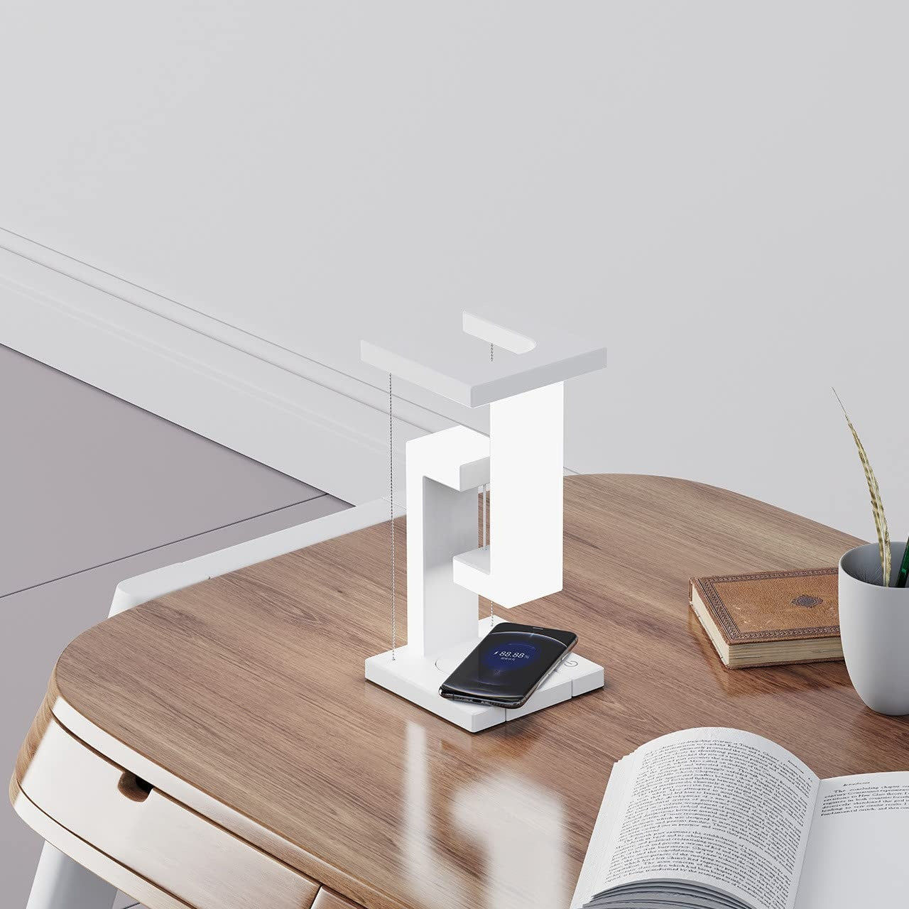 "Wireless Floating Charging Table Lamp"
