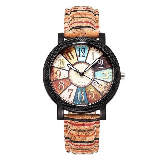 Casual Vintage Leather Women Quartz Wrist Watch Gift Clock - terrifictrend