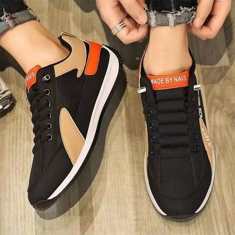 Men Sports Flat Shoes Comfortable Breathable Non-slip Wear-resistant Board Shoes - terrifictrend