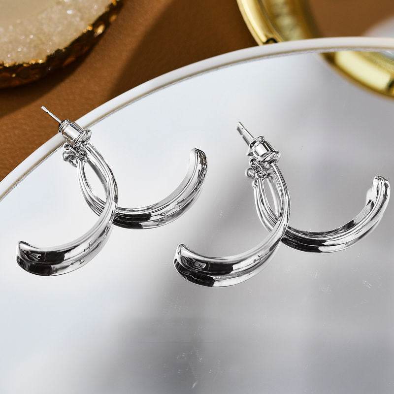 Simple And Delicate Cross Earrings - terrifictrend