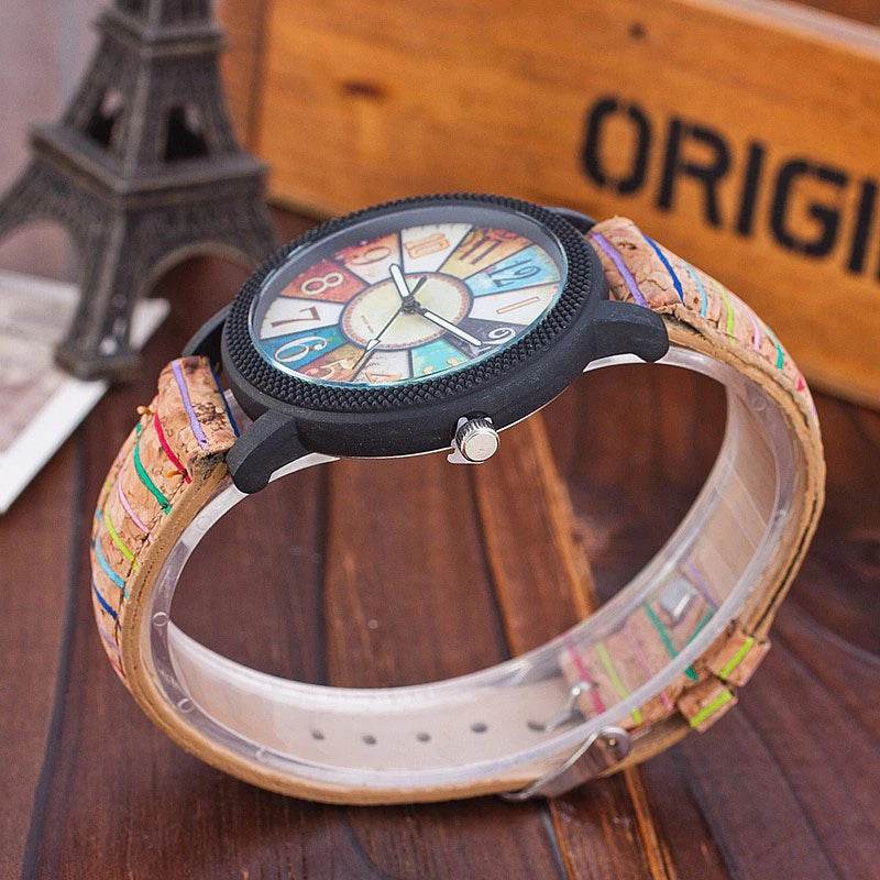 Casual Vintage Leather Women Quartz Wrist Watch Gift Clock - terrifictrend