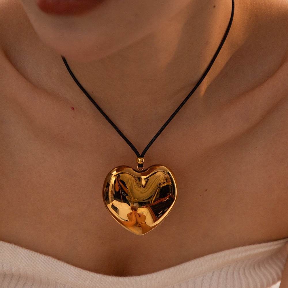 Ophelia Gold Heart Necklace - terrifictrend