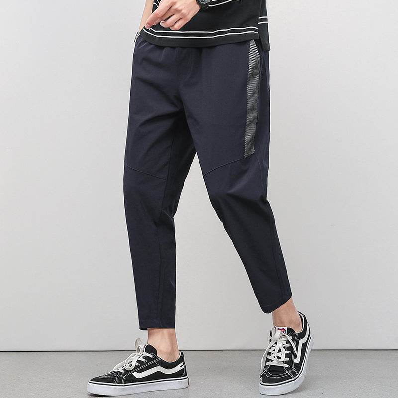 Cropped Thin Casual Drawstring Tappered Pants - terrifictrend