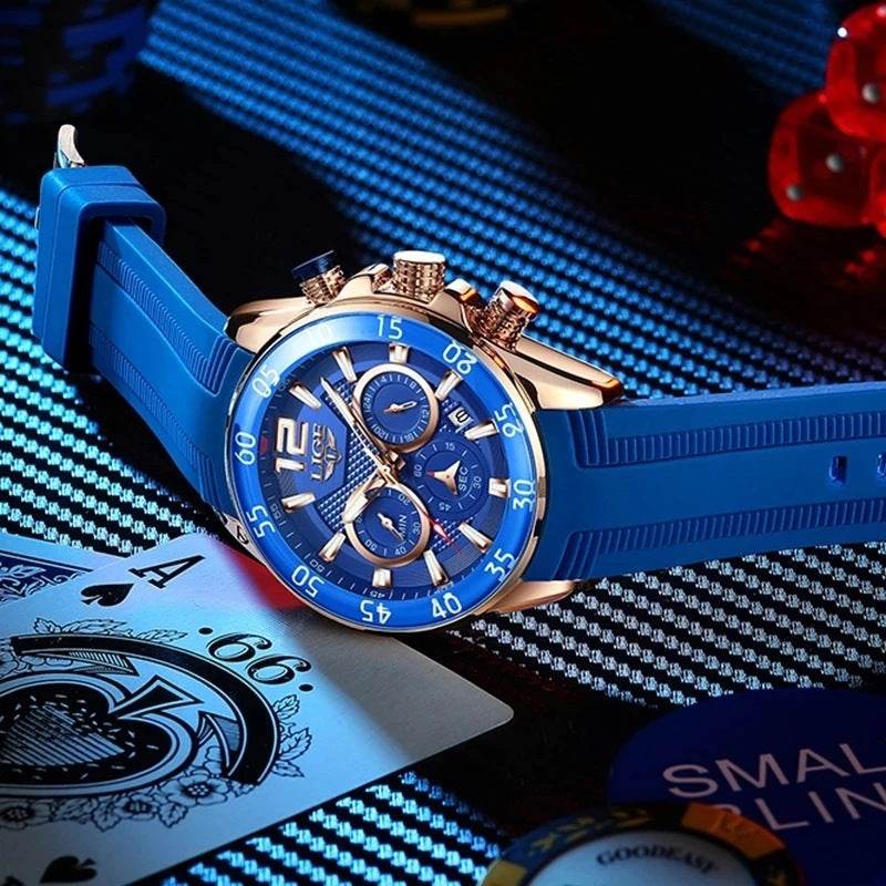Quartz Men's Waterproof Watch Multi-function - terrifictrend