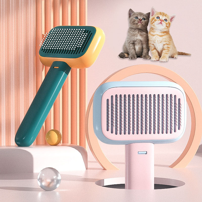 "Pet Hair Massage Grooming Brush"