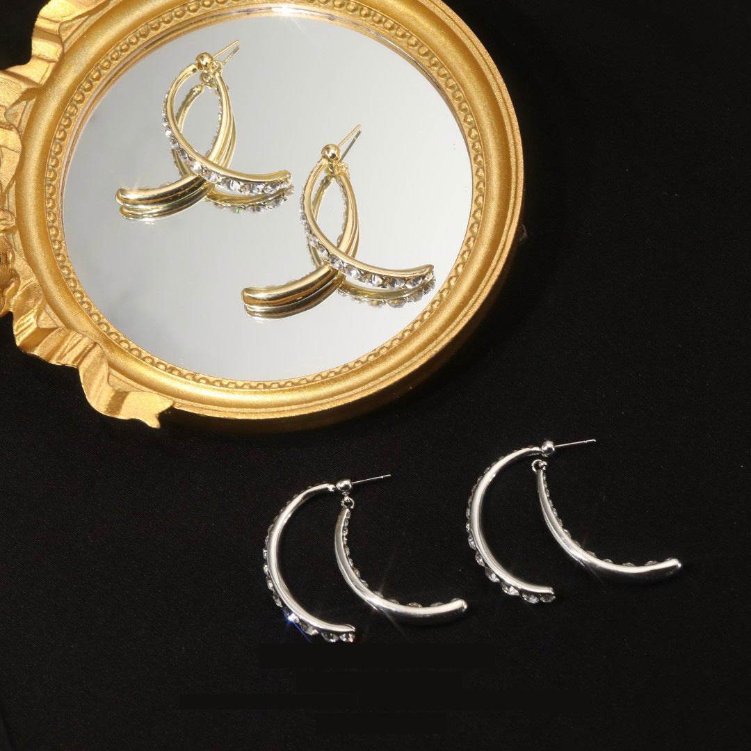 Simple And Delicate Cross Earrings - terrifictrend