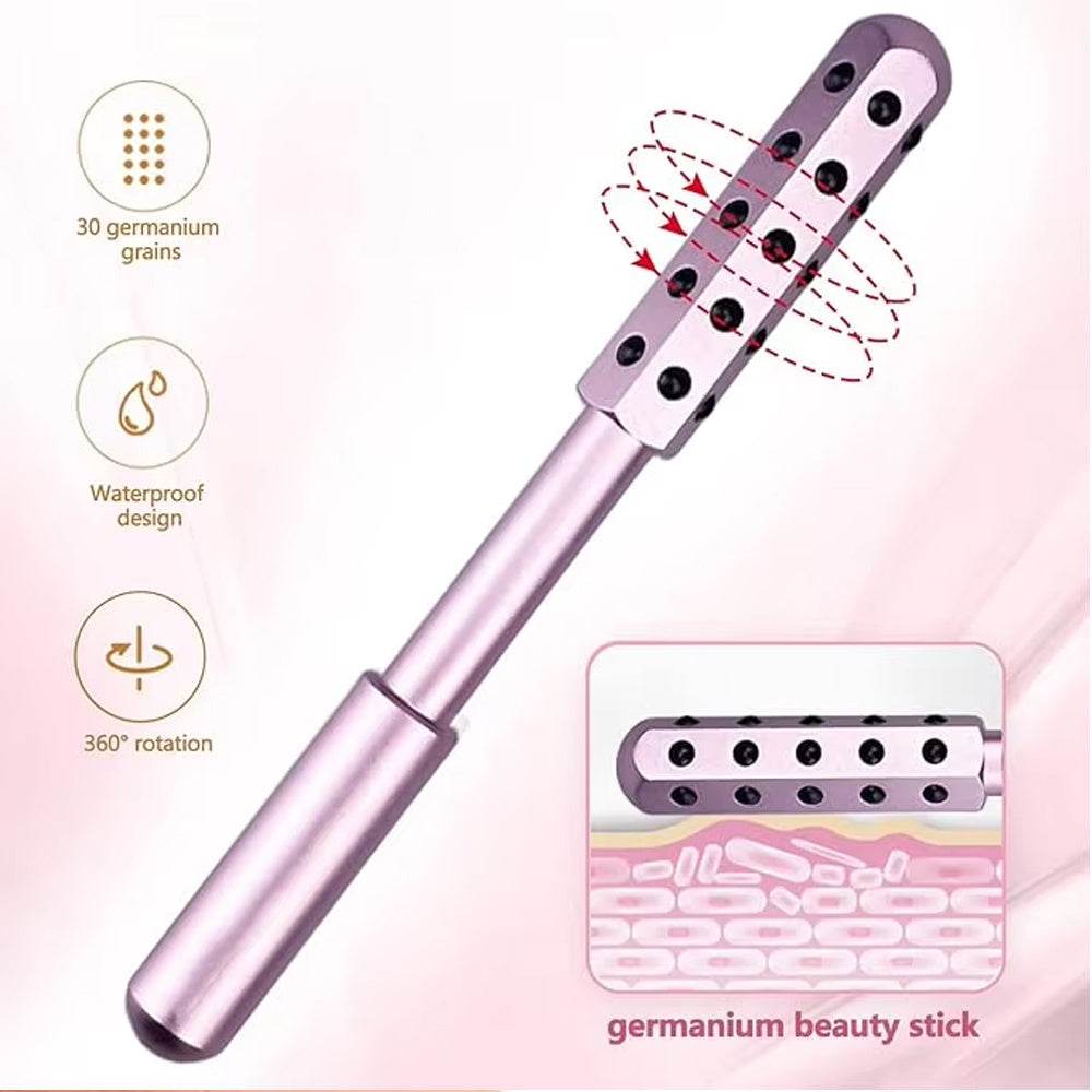 30 Germanium Beauty Stick Massage Beauty Stick Facial Roller Face Lift Bar Anti Wrinkle Facial Massager Skin Care Tool Derma Rolling Face Massage Roller Wand - terrifictrend