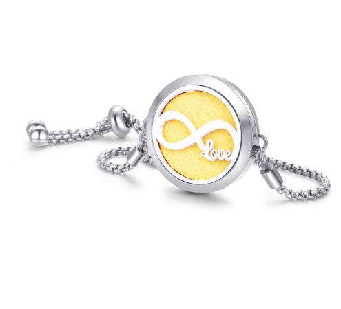 2024 New Kaleidoscope Aromatherapy Bracelet Perfume Essential Oil Diffuser Locket Bracelet Charms Women Aroma Diffuser Jewelry - terrifictrend