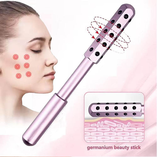 30 Germanium Beauty Stick Massage Beauty Stick Facial Roller Face Lift Bar Anti Wrinkle Facial Massager Skin Care Tool Derma Rolling Face Massage Roller Wand - terrifictrend