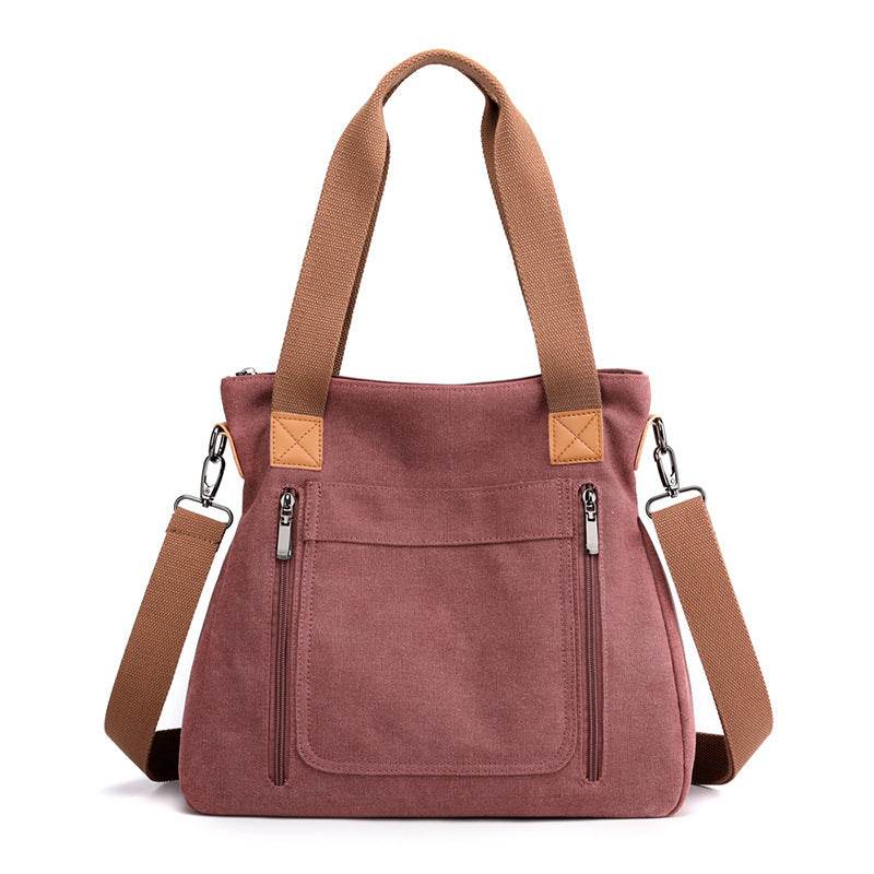 Women Totes All-match Portable Large-capacity Female Canvas Bag Female Casual Shoulder Bags - terrifictrend