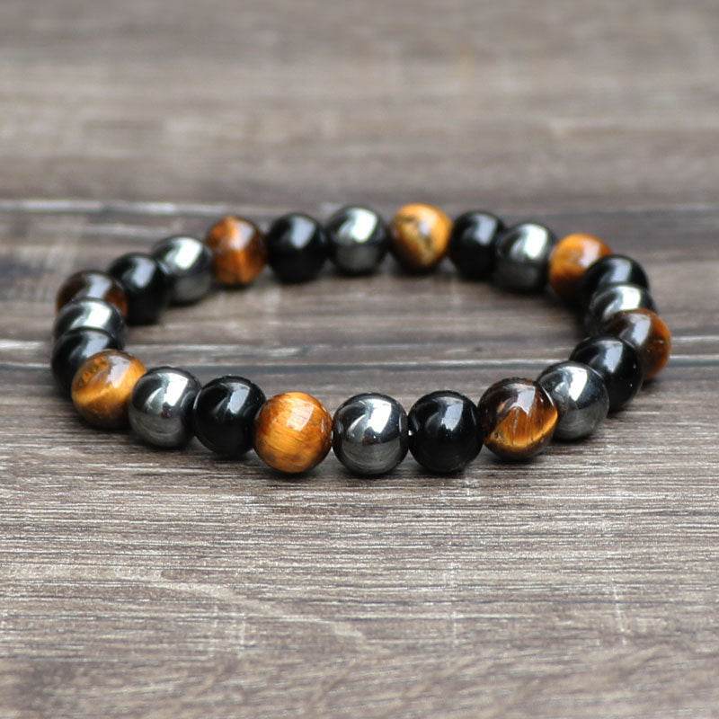 Tiger Eye Stone Bracelet Natural Stone Bracelet - terrifictrend