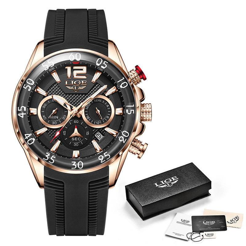 Quartz Men's Waterproof Watch Multi-function - terrifictrend