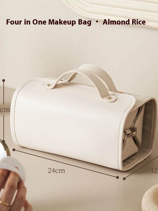 New Folding Cosmetic Bag Large Capacity Portable Handbag Waterproof Travel Storage Washing Bag For Women - terrifictrend