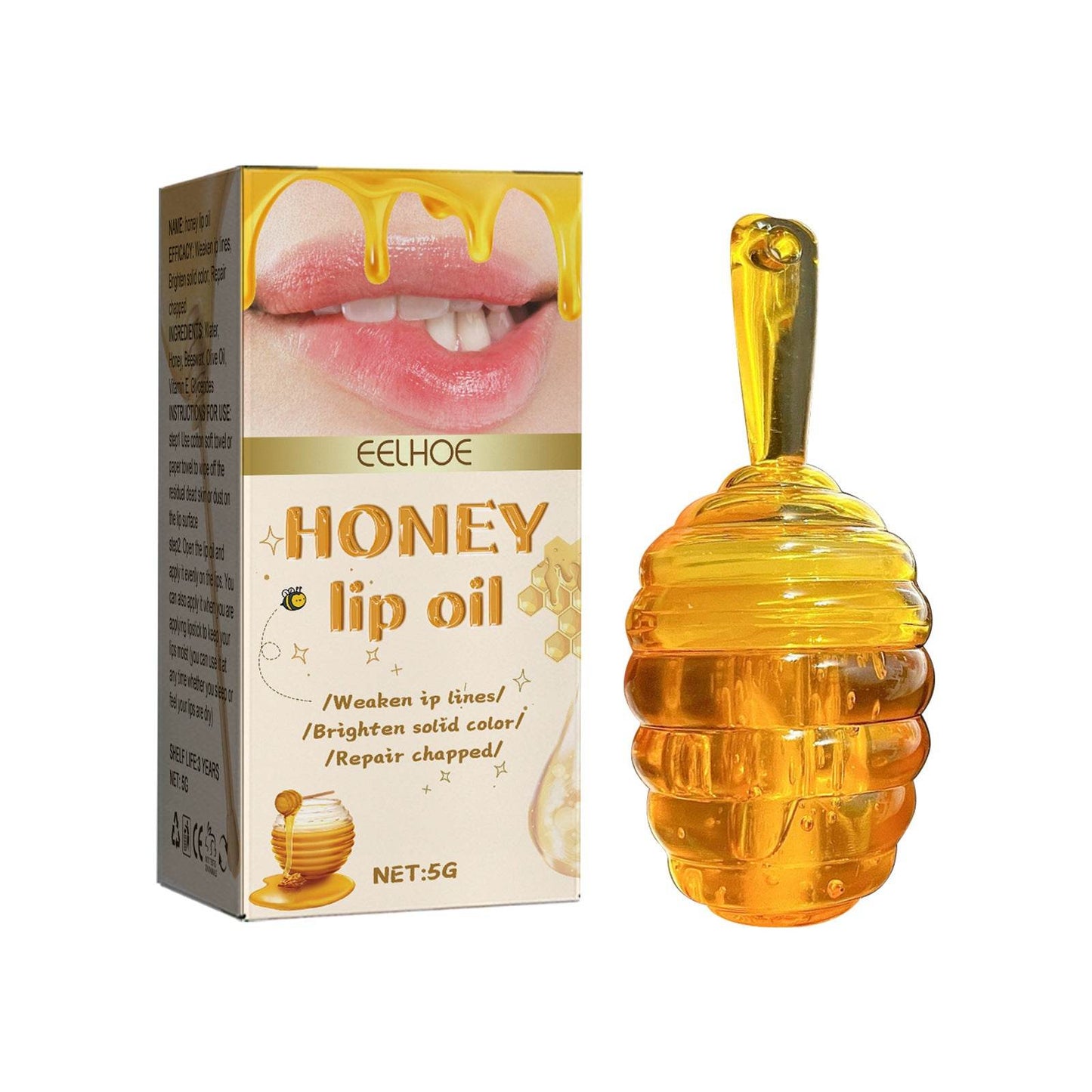 Honey Lip Gloss Fade Anti-chapping Peeling Care - terrifictrend