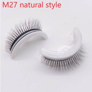 Reusable 3D Mink Lashes Natural False Eyelashes Self Adhesive Fake Glue Free Makeup Eyelash Extension Silk - terrifictrend