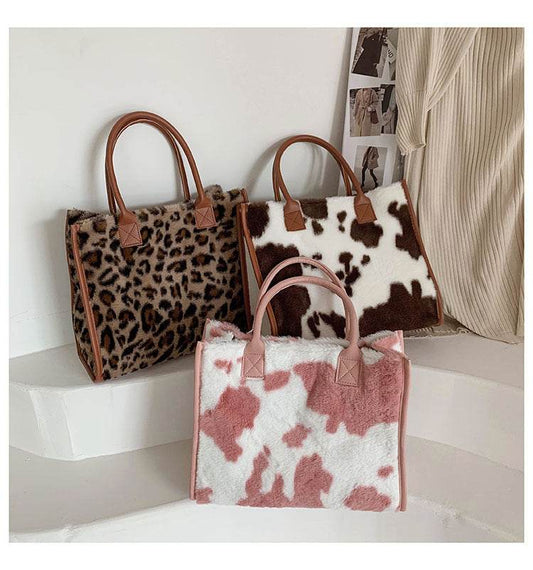 Korean Style Large-capacity Handbag Fashion Western Plush - terrifictrend