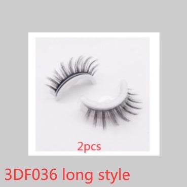 Reusable 3D Mink Lashes Natural False Eyelashes Self Adhesive Fake Glue Free Makeup Eyelash Extension Silk - terrifictrend