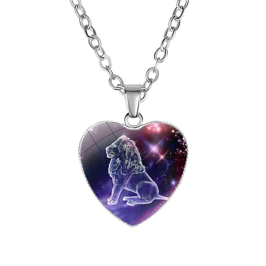 Women's Zodiac Heart Pendant Necklace - terrifictrend