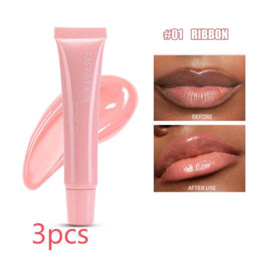 Glossy Lip Glaze Waterproof Long Lasting Lip Gloss Glossy Mirror Tea Red Liquid Lipstick Doodle Lip Korean Makeup - terrifictrend