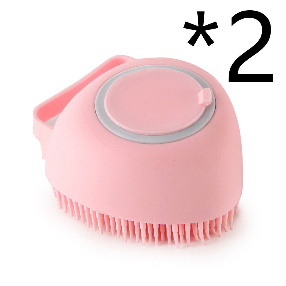 "Silicone Dog Bath Massage Gloves"