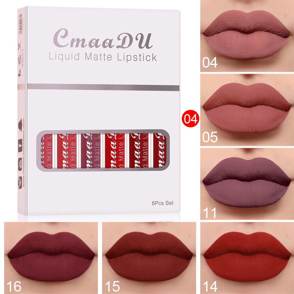 "Long-lasting Matte Waterproof Lipstick"