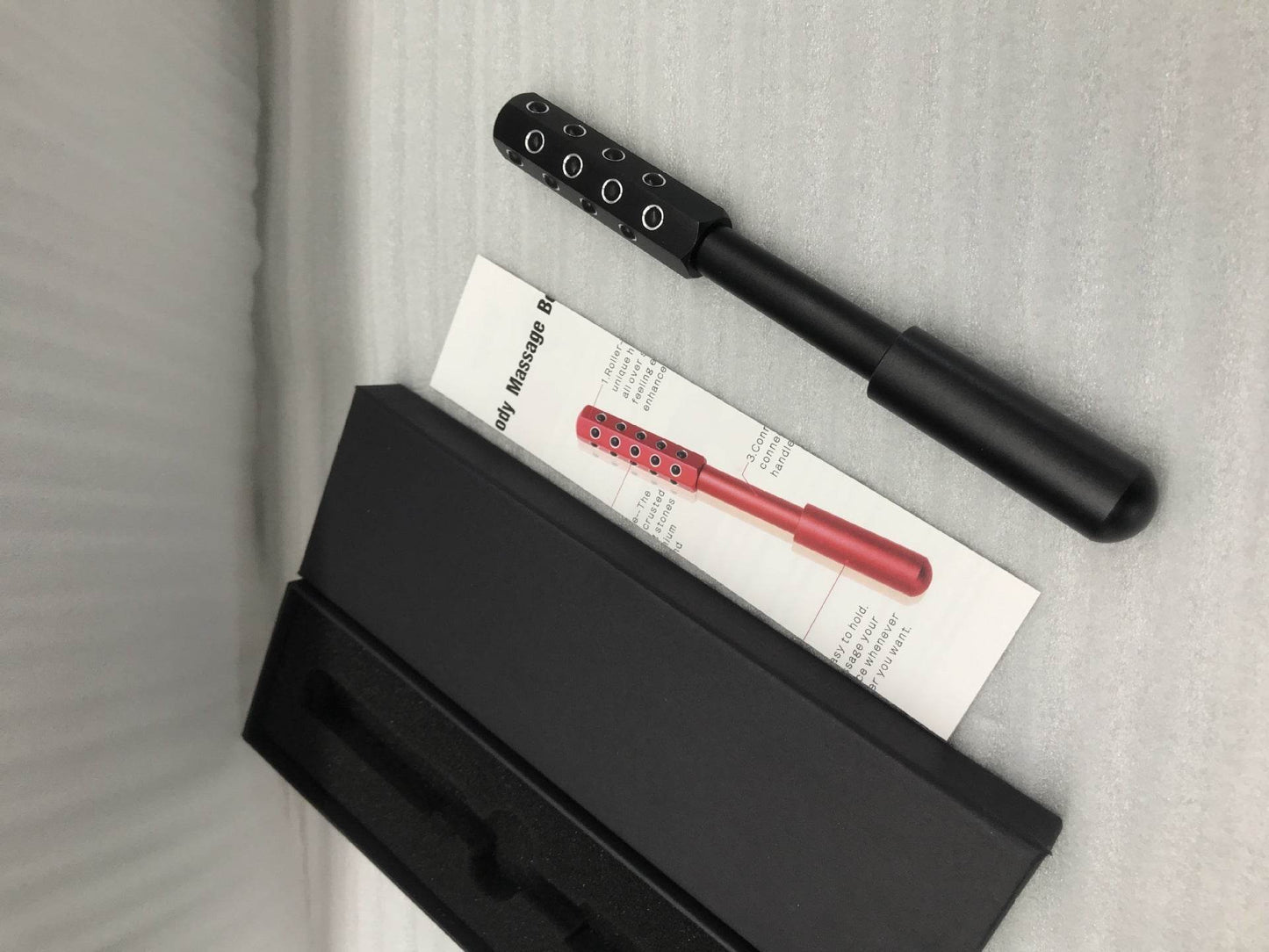 30 Germanium Beauty Stick Massage Beauty Stick Facial Roller Face Lift Bar Anti Wrinkle Facial Massager Skin Care Tool Derma Rolling Face Massage Roller Wand - terrifictrend