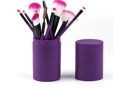 12pcs Makeup Brush Set Blush Eyeshadow Eyelash Highlighter Makeup Brush - terrifictrend