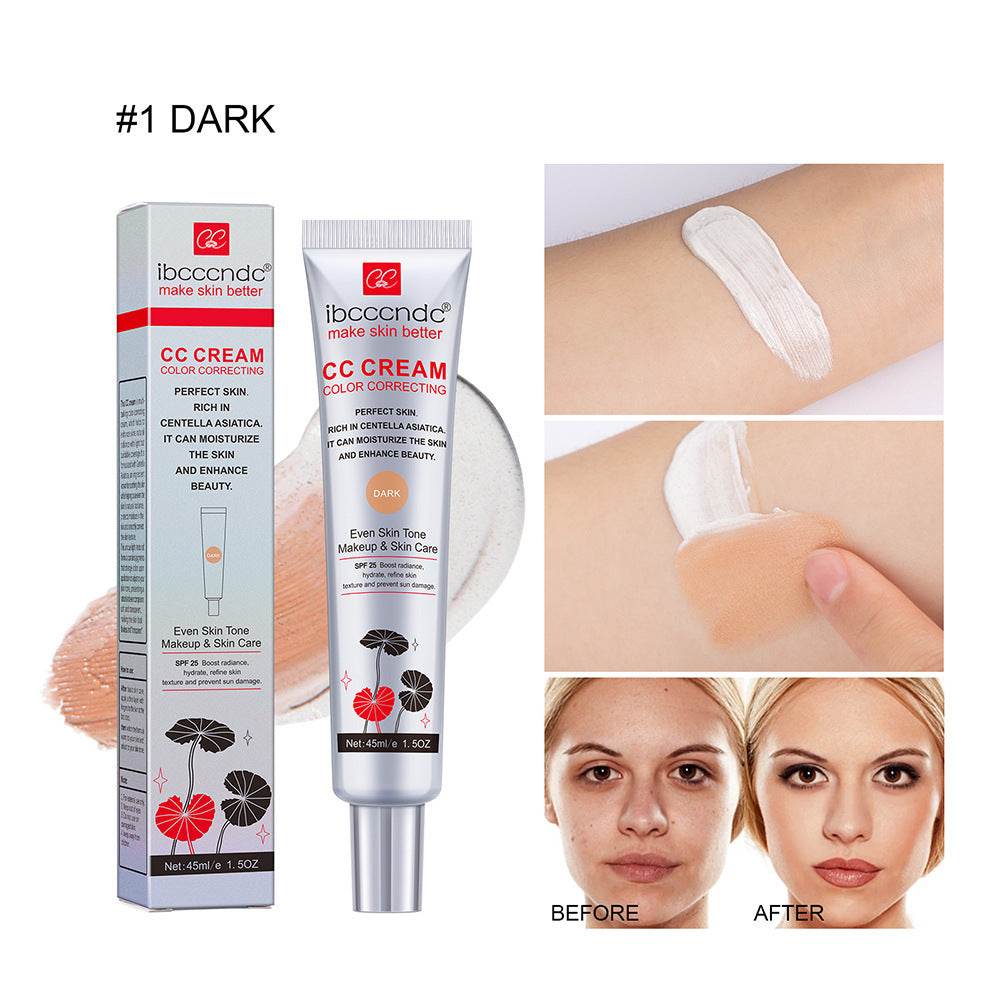 Moisturizing Correcting CC Cream Waterproof Anti-sweat Makeup Before Concealer Lasting Women Makeup Protect Skin Erborian Make - terrifictrend