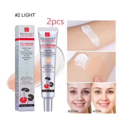 Moisturizing Correcting CC Cream Waterproof Anti-sweat Makeup Before Concealer Lasting Women Makeup Protect Skin Erborian Make - terrifictrend