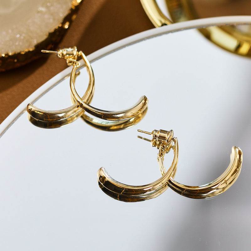 Simple And Delicate Cross Earrings - terrifictrend