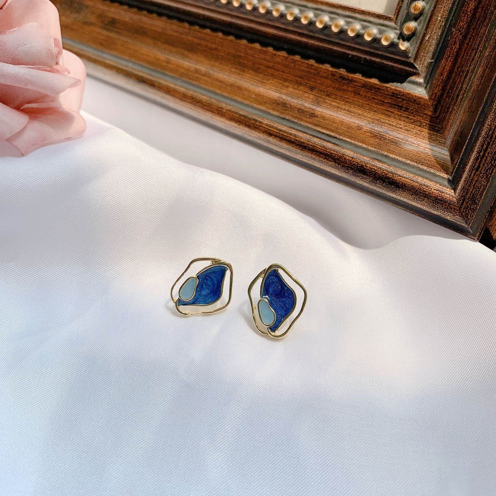 S925 Silver Stud Earrings Simple Women's Small - terrifictrend