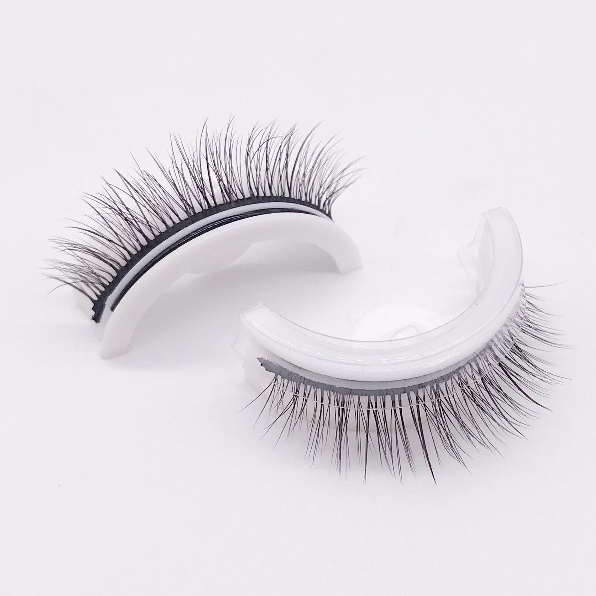 Reusable 3D Mink Lashes Natural False Eyelashes Self Adhesive Fake Glue Free Makeup Eyelash Extension Silk - terrifictrend