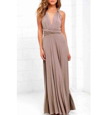 Women's Sexy Long Party Dress Club Floor-Length Summer Backless Bandage Maxi Dress Multiway Bridesmaids Boho Women Dress Vestidos - terrifictrend
