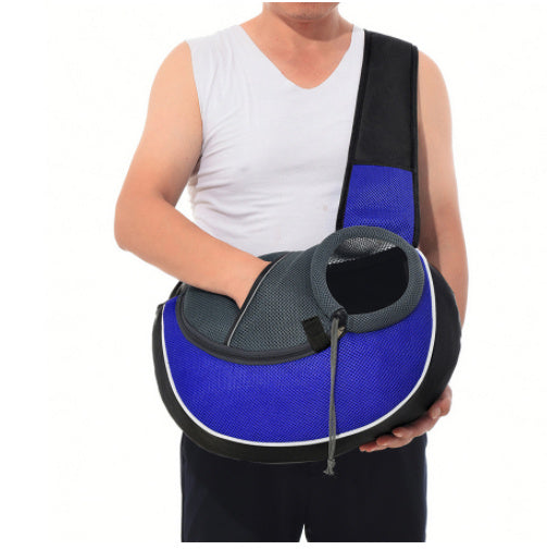 "Portable Crossbody Pet Carrier Bag"