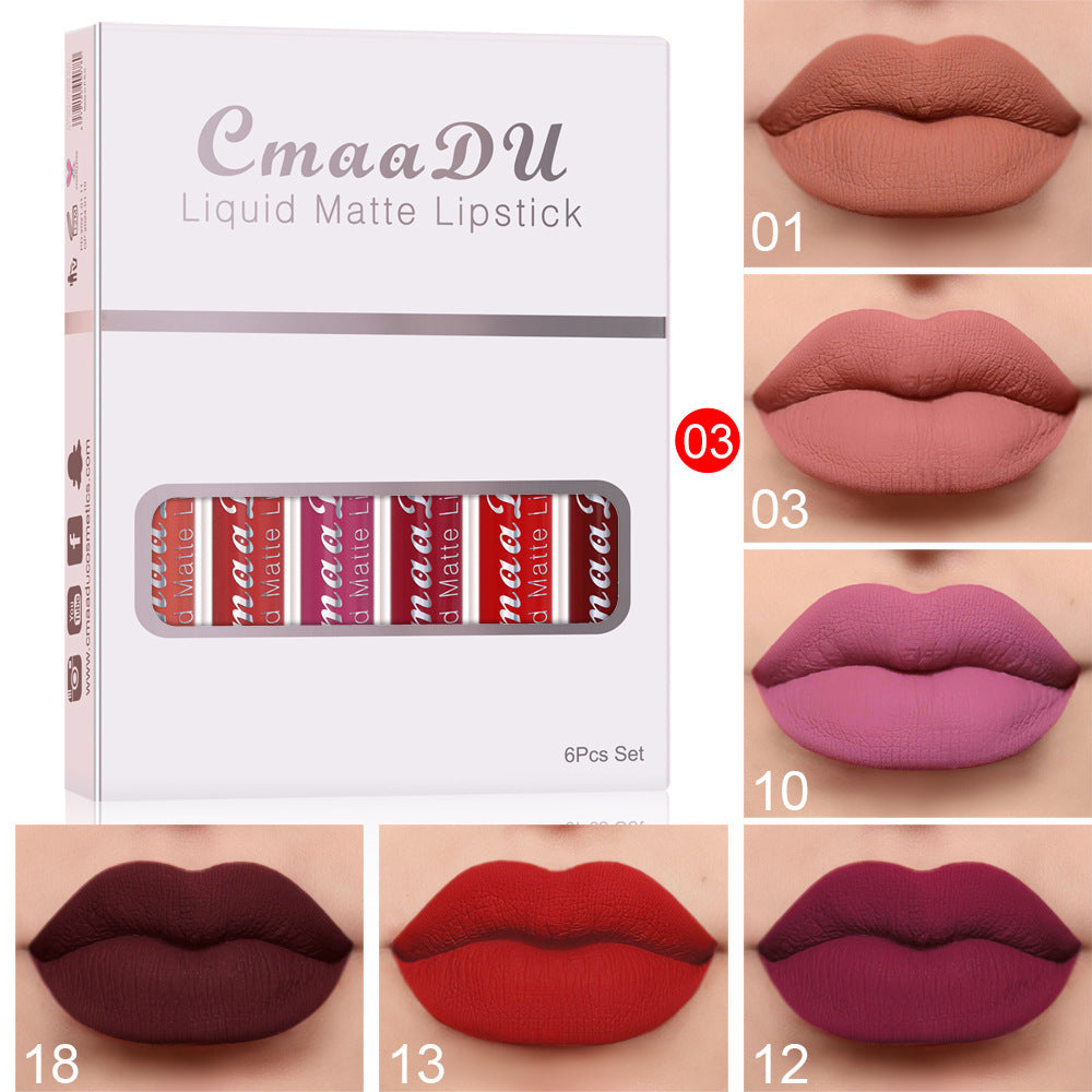 "Long-lasting Matte Waterproof Lipstick"
