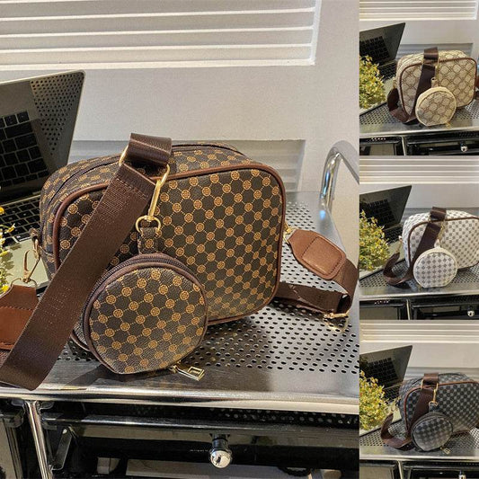 Vintage Pattern Crossbody Bags For Women Shoulder Shell Bag Trend Small Purse And Handbag Luxury Designer Female Square Bag Women's Bag - terrifictrend