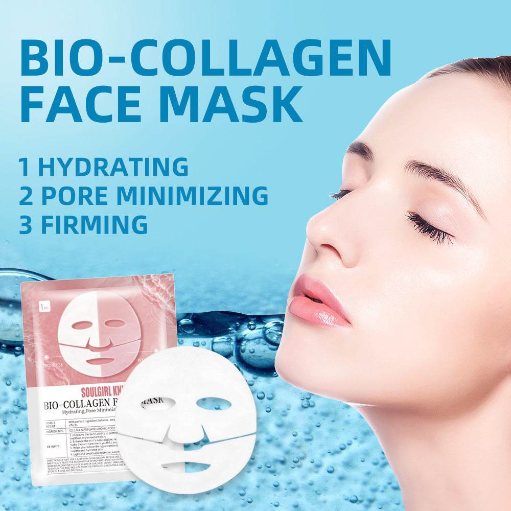 White To Transparent Collagen Split Mask Soluble Ice Mask - terrifictrend