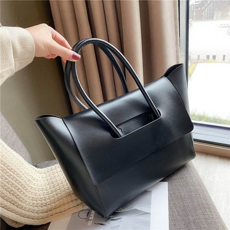 Fashion Women Shoulder Bags Large Capacity Handbags Simple Retro Tote Bags Solid Color Famous Brand High Quality Bags - terrifictrend