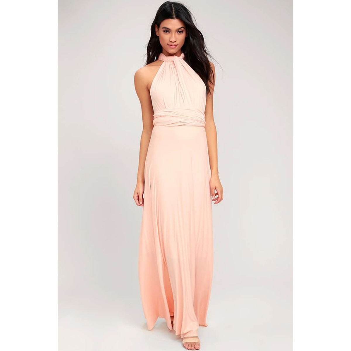 Women's Sexy Long Party Dress Club Floor-Length Summer Backless Bandage Maxi Dress Multiway Bridesmaids Boho Women Dress Vestidos - terrifictrend