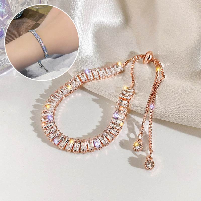 Rhinestone Bracelet Ins Fashion Shiny Adjustable Bracelet Women Jewelry - terrifictrend