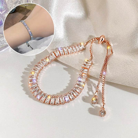 Rhinestone Bracelet Ins Fashion Shiny Adjustable Bracelet Women Jewelry - terrifictrend
