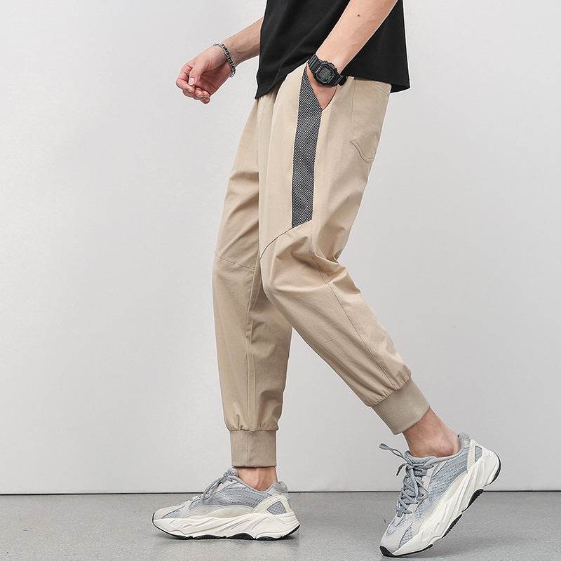 Cropped Thin Casual Drawstring Tappered Pants - terrifictrend