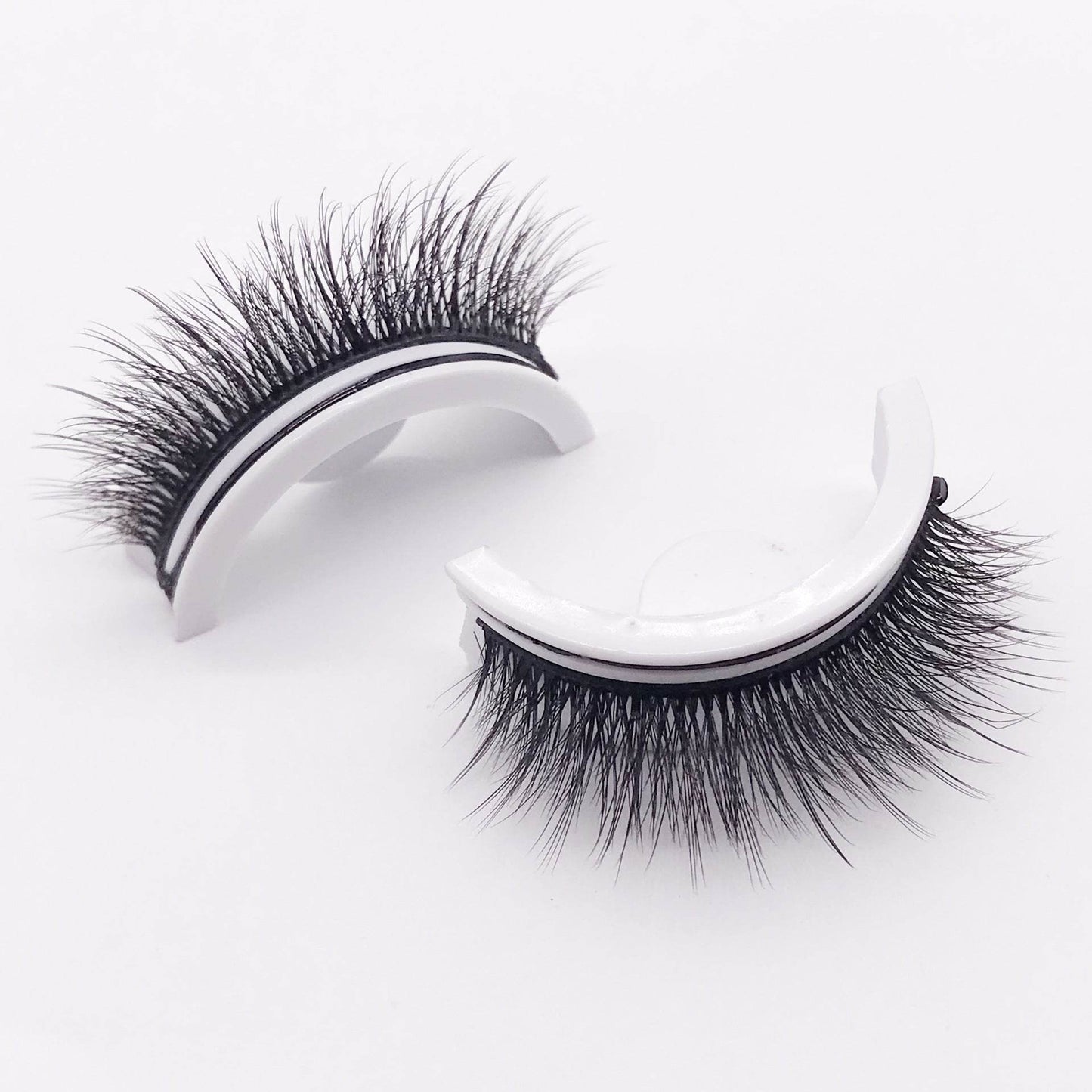 Reusable 3D Mink Lashes Natural False Eyelashes Self Adhesive Fake Glue Free Makeup Eyelash Extension Silk - terrifictrend