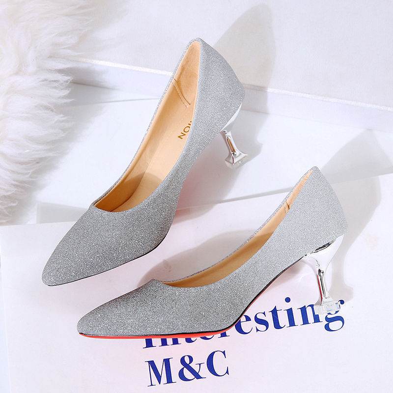 Gradient Sexy Pointed French Stiletto High Heels - terrifictrend