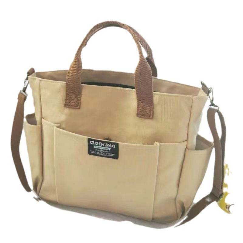 Large Capacity Shoulder Canvas Bag, Commuting Hand Bag - terrifictrend