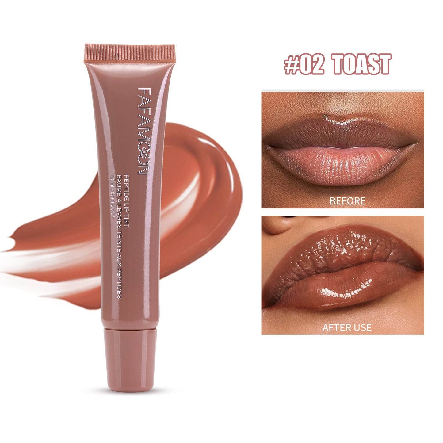 Glossy Lip Glaze Waterproof Long Lasting Lip Gloss Glossy Mirror Tea Red Liquid Lipstick Doodle Lip Korean Makeup - terrifictrend